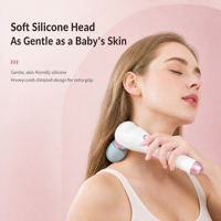 Masseur corporel à angle réglable, télécommande sans fil, silencieux, multi-vitesses, portable, rechargeable par USB, pour le dos