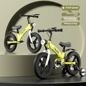 Bicicleta de Equilibrio para Niños Jumon, Dos en Uno, de 2 a 7 Años, para Niños y Niñas, Marco de Metal con Freno de Disco, Ruedas de 12-16 Pulgadas - Product Image 3