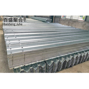 Corrugato trave Guardrail in metallo barriera corrugata corrugata trave in acciaio zincato barriere autostradali Guardrail prezzo - Product Image 3