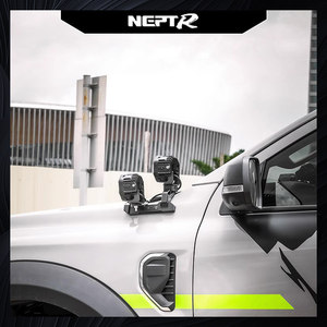 Support de fixation double projecteur pour montant A <span class=keywords><strong>Ford</strong></span> <span class=keywords><strong>Ranger</strong></span> 2023-2025 – Accessoires de modification NEPTR <span class=keywords><strong>Ranger</strong></span> – Installation sans dommage - Product Image 4