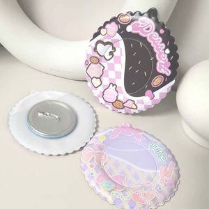 Hot Sale Japanese Chiikawa Storage Set Bag Pendant Kpop Round Badge Protective Case Display Holder with Keychain - Product Image 3