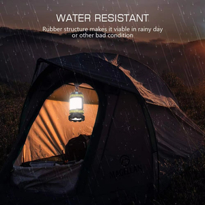 Luz LED portátil para acampar, linterna de mano recargable por USB, luz de búsqueda impermeable para tiendas de campaña al aire libre, pesca y trabajo - Product Image 3
