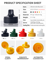 Bouteille de sauce PET personnalisée avec étiquette OEM, 250 ml, 360 ml, bouteilles en plastique transparent de qualité alimentaire, bouteilles à presser avec bouchon rabattable, distributeur de miel chaud