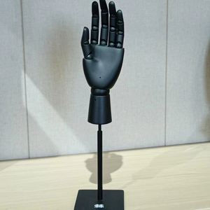 Affichage de modèle de main articulée réglable noir | Mannequin d'articulation mobile pour l'affichage de bijoux et la référence artistique - Product Image 2