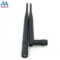 Antena de doble banda de 2,4 GHz y 5GHz, punto de acceso, potenciador de señal Wifi 2,4G aéreo RP TNC macho