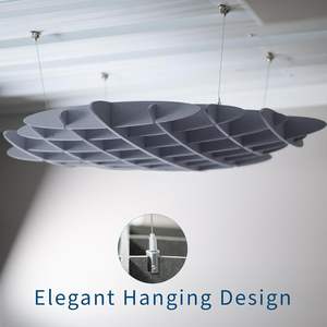 Panneaux acoustiques de conception de modè<span class=keywords><strong>le</strong></span> 3D moderne pour hôtels studios de <span class=keywords><strong>musique</strong></span> bureaux barrière de plafond en feutre pour animaux de compagnie annuler <span class=keywords><strong>le</strong></span> bruit tapissé <span class=keywords><strong>son</strong></span> - Product Image 3