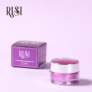 RISI Professional Lash Glue Remover Cream Private Label Eyelash Remover Salon Use Safe Non-irritating Lash Remover Cream