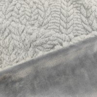 Tissu en polaire Sherpa gaufré ultra doux et texturé pour couvertures, plaids, literie, oreillers et coussins de maison - Vente en gros