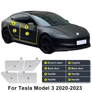 ฟิล์ม <span class=keywords><strong>Tesla</strong></span> <span class=keywords><strong>รุ่น</strong></span><span class=keywords><strong>3</strong></span> 2024<span class=keywords><strong>แต่ละ</strong></span>ส่วนของฟิล์ม TPU PPF ตัดรถยนต์ป้องกันรอยขีดข่วนฟิล์มใสรักษาตัวเอง - Product Image 3