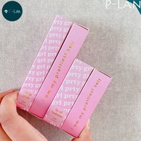 Xp-lan — boîtes tubulaires en papier rose, blanc et noir, pour rouge à lèvres, Logo personnalisé, vide, 100 pièces quantité minimale de commande vente en gros