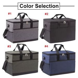 Wholesale Custom Insulated Cooler Portable Oxford Fabric Leak Proof Waterproof Aluminum Foil Food Thermal Bag for Picnic - Product Image 2