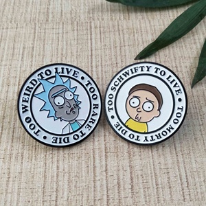 2019 logo personalizzato marvel <span class=keywords><strong>Rick</strong></span> e <span class=keywords><strong>Morty</strong></span> Risvolto Pin Set di scintillio risvolto pin produttore - Product Image 3