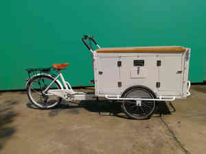 Carrito de Café Comercial de Marca Reconocida, Bicicleta para Venta de Comida, Carrito de Café Portátil - Product Image 5
