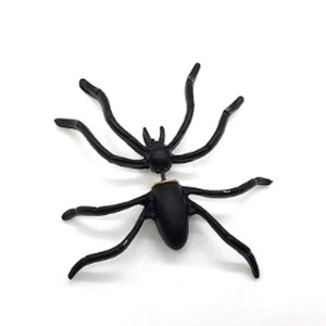 Alloy Halloween Horrible <b>Black</b> Spider Piercing <b>Stud</b> <b>Earring</b> <b>Earrings</b> Jewelry Women - Product Image 1