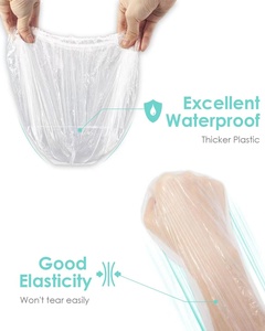 100/pcs Jetable Étanche En Plastique PE Douche <span class=keywords><strong>Bonnet</strong></span> <span class=keywords><strong>De</strong></span> <span class=keywords><strong>Bain</strong></span> Hôtel <span class=keywords><strong>Blanc</strong></span> Bande Clip Jetable <span class=keywords><strong>Bonnet</strong></span> <span class=keywords><strong>De</strong></span> Douche - Product Image 3