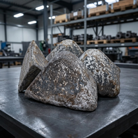 Lingot de fonte nodulaire en alliage de fer à haute pureté, composition chimique, forme en morceaux pour la fabrication de l'acier