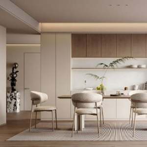 Meubles de cuisine nordiques sur mesure, longues armoires de rangement blanches pour couverts, armoires à couverts en bois modernes pour la maison - Product Image 6