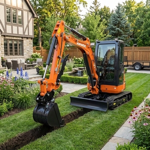 Mini-excavatrice sur chenilles de 3,5 tonnes avec moteur EPA 5 pour travaux routiers et de construction - Product Image 3