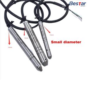Sensor de Nivel Hidrostático Sumergible de Diámetro Pequeño de 16/19 mm, Alcance de 100 m 200 m, 4-20 mA, 24 V CC, IP68, 316L - Product Image 1