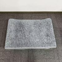 Luxueux lit orthopédique pour chien mousse à mémoire de forme grande taille XL lavable couverture amovible oreiller soutien Rectangle classique pour animaux de compagnie âgés