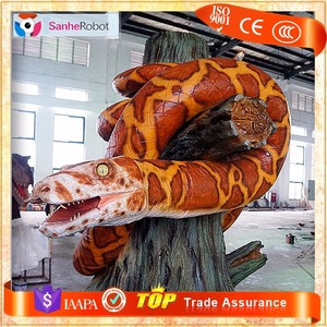 Realistic <strong>Green</strong> Snake Animatronics Model Real-Size Simulated Animals for Kids' Indoor/Outdoor Adventure Shopping Malls Airports - Product Image 6