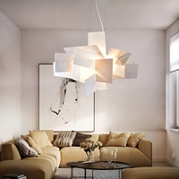 Lustre moderne en acrylique pour salon, salle à manger, maison