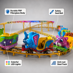 Manège <span class=keywords><strong>électrique</strong></span> <span class=keywords><strong>pour</strong></span> enfants <span class=keywords><strong>pour</strong></span> parc extérieur, centre de divertissement familial, équipement d'amusement - Product Image 5
