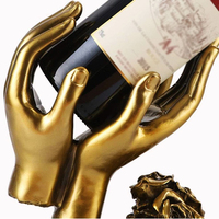 Porte-vin et support à vin en résine moderne personnalisé pour hôtel, bar à domicile, certifié LFGB