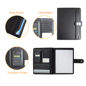 Danh mục đầu tư thư mục tùy chỉnh đơn giản màu Vegan da <span class=keywords><strong>padfolio</strong></span> A4 tập tin mở rộng thư mục tập tin A4 da danh mục đầu tư - Product Image 3