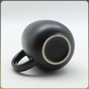 Wholesale <b>Large</b> Capacity Ceramic Mug Office Minimalist Style Milk Coffee Chubby <b>Cup</b> Party Customized Color Microwave Safe - Product Image 4