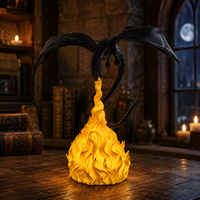 Lampe Dragon Souffleur de Feu Imprimée en 3D, Éclairage d'Ambiance pour la Maison, Cadeaux de Fête, Veilleuse LED Dragon