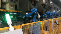 Bras de robot de découpe à 6 axes |   Composants essentiels du moteur PLC, manipulateur d'estampage automatique haute puissance 3-4 kW pour l'automatisation industrielle