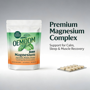 Capsule Personalizzate di Complesso di Magnesio 300mg, Miscela di Glicinato, Citrato e Malato, Integratore Alimentare con Etichetta Privata, 120 Capsule - Product Image 6