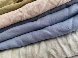 Cortina de lino orgánico francés para ropa de cama, mantel Extra <span class=keywords><strong>ancho</strong></span> de 100% cm, Color sólido lavado, venta al por mayor, <span class=keywords><strong>280</strong></span> - Product Image 3
