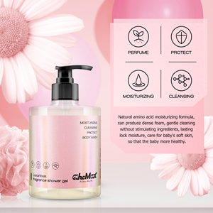 Ahcmax Bagnoschiuma Naturale Idratante e Nutriente con Cetriolo, Lavanda e <span class=keywords><strong>Limone</strong></span> 500ml Ingredienti Delicati e Biologici - Product Image 3