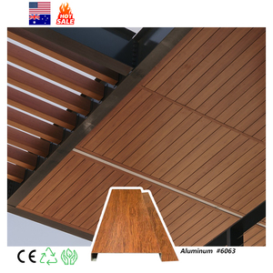 Tiandelvbai soffit gỗ nhìn trần nhôm ngoài trời hệ thống fascia soffit Trần - Product Image 3