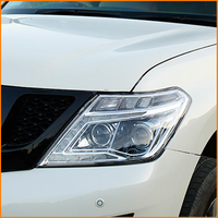 Pour Nissan Patrol Y62 2012-2019, phare bi-LED à double projecteur avec clignotant séquentiel, DRL en forme de L, ensemble de phares avant