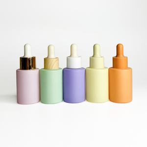 Lussuoso Flacone Contagocce in Vetro Rosa da 30ml per Siero Cosmetico, Olio per Capelli ed Essenze - Product Image 3