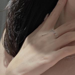 Anillo de Plata de Ley S925 con Perla, Diseño de Nicho, Estilo Antiguo, Simple y Moderno, con Cuentas Deslizantes, Artesanía Italiana - Product Image 3