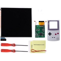 Kit d'écran rétroéclairé haute luminosité DMG/Blanc/Noir pour GBC Q5 avec écran LCD IPS OSD à zone d'affichage plus large et kit de pixels rétro