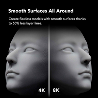 Printer Resin 3D LCD Phrozen Sonic Mini 8K Baru Semi-Otomatis untuk Aplikasi Gigi