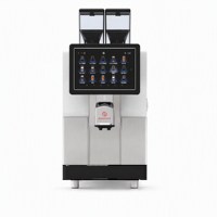 Mesin Kopi Espresso Otomatis Komersial S900 Dual Bean Hopper Layar Sentuh untuk Kafe dan Hotel