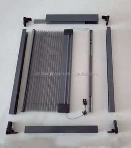 Schermate per <span class=keywords><strong>finestre</strong></span> con telaio in alluminio per Garage a pieghe zanzariera retrattile per schermi scorrevoli per porte e <span class=keywords><strong>finestre</strong></span> - Product Image 5