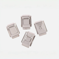 Moule de base en acier inoxydable de taille moyenne pour cassette d'encastrement de tissus, avec fond en métal pour paraffine, processus OEM/ODM personnalisé, finition histologique
