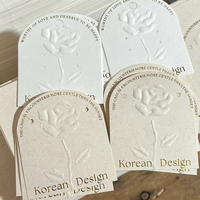 Emballage personnalisé, présentoir à bijoux, étiquettes d'entretien, cartes en papier texturé fantaisie avec logo, impression numérique, gaufrage, autocollant personnalisé