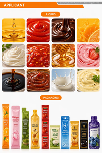 Automatische Verpackungsmaschine für <span class=keywords><strong>Caesar</strong></span>-Dressing, Salatdressing, Mayonnaise, Flüssigkeiten, Beutel-Abfüllung und -Versiegelung, Horizontal - Product Image 3