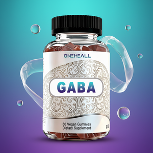 ONEHEALL Gummies GABA Vitamines <span class=keywords><strong>D6</strong></span> Suppléments Sommeil GABA L-Théanine Gummy - Product Image 5