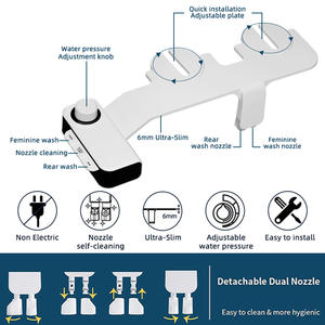 <span class=keywords><strong>Aquatown</strong></span>, новый дизайн, насадка для самоочищения, умный биде, унитаз, неэлектрический, для задней стирки, биде - Product Image 2