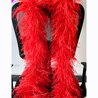 Boa en plumes d'autruche de haute qualité en gros pour femme, robe, manteau, veste, jupe, sac, pantalon, décoration