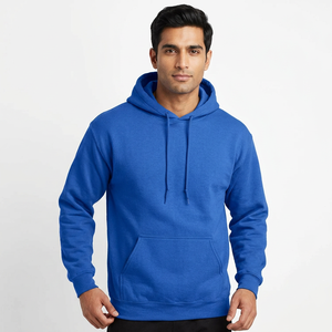 Applique Patch Embroidery Pullover Zip Hoodie Vintage Acid Washed Oversized Hoodies for Men - Product Image 1